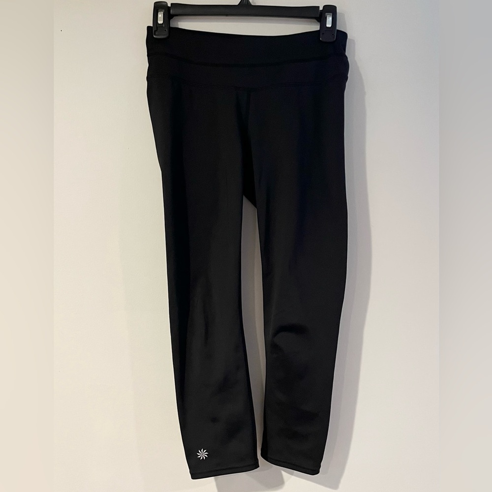 Athleta Cropped Leggings Black Size XS - Picture 1 of 5